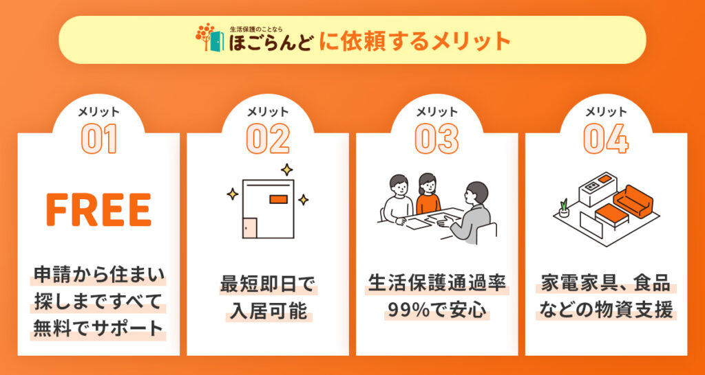 生活保護　ほごらんどメリット