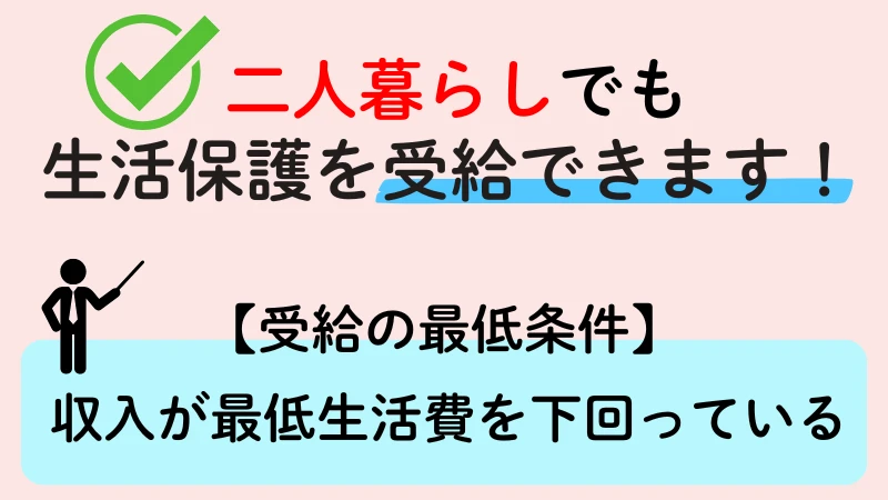 生活保護 二人暮らし