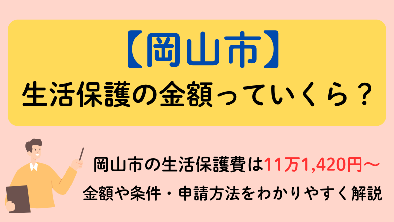 岡山市 生活保護 金額