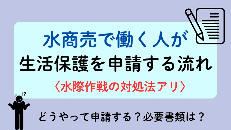 生活保護 申請方法