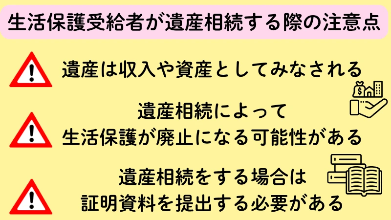 生活保護 遺産相続 相続放棄