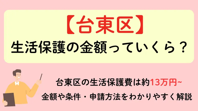 台東区 生活保護 金額