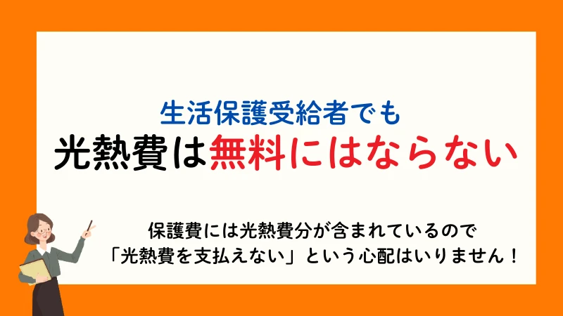 生活保護 光熱費 水道代 電気代 ガス代