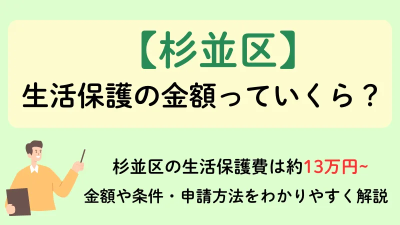 杉並区 生活保護  金額