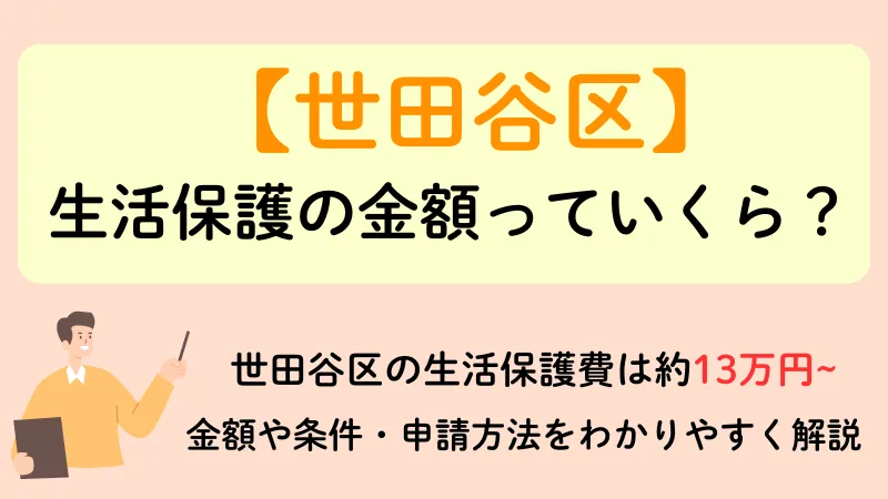 世田谷区 生活保護 金額