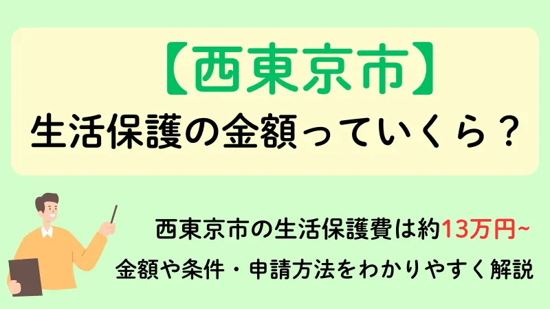 生活保護 西東京市 金額